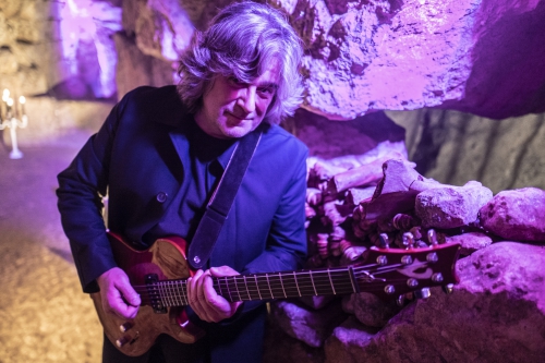 Patrice Vigier during the filming of the clip Life Is Too Short